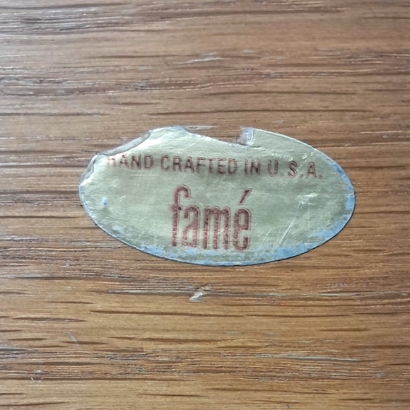 Vintage Handcarved 14" Wooden Serving Bowl And Serving Spoon Made In The USA - Picture 10 of 11